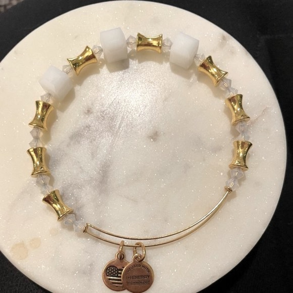 RARE Alex & Ani Swarovski Crystal Bracelet